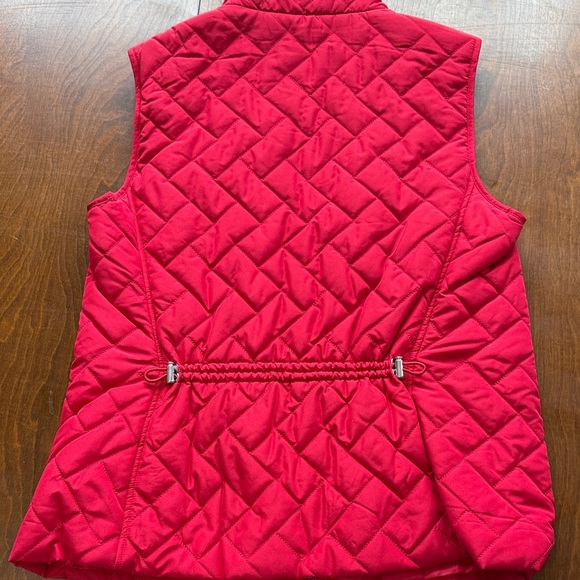 Croft&barrow Quilted Raspberry Red Vest - Picture 7 of 7